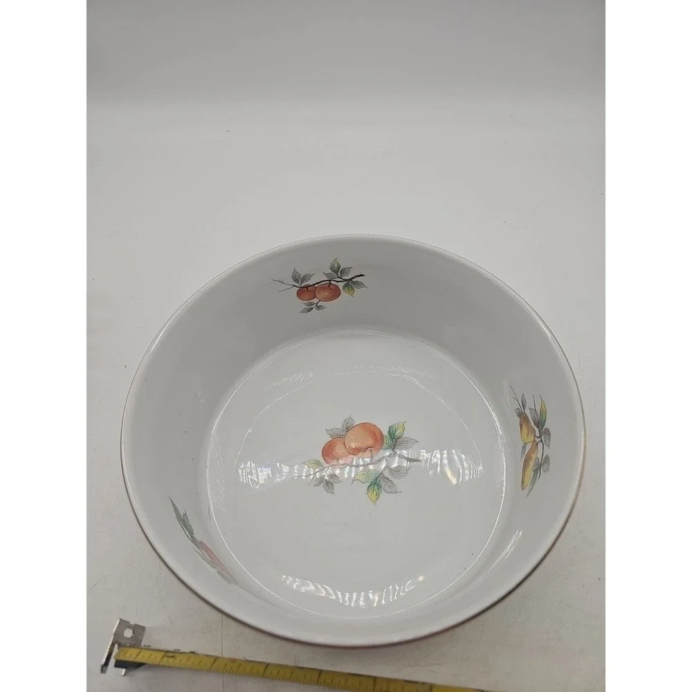 VTG ~  Casserole  Dish ~ Oven‎ To Table Cookware ~ Fruit 7531 ~ 9